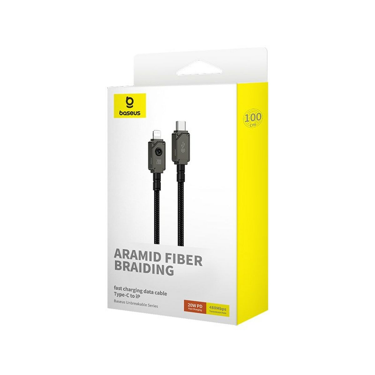 USB-C to Lightning Cable Baseus P10355803111-00 Black 1 m-2